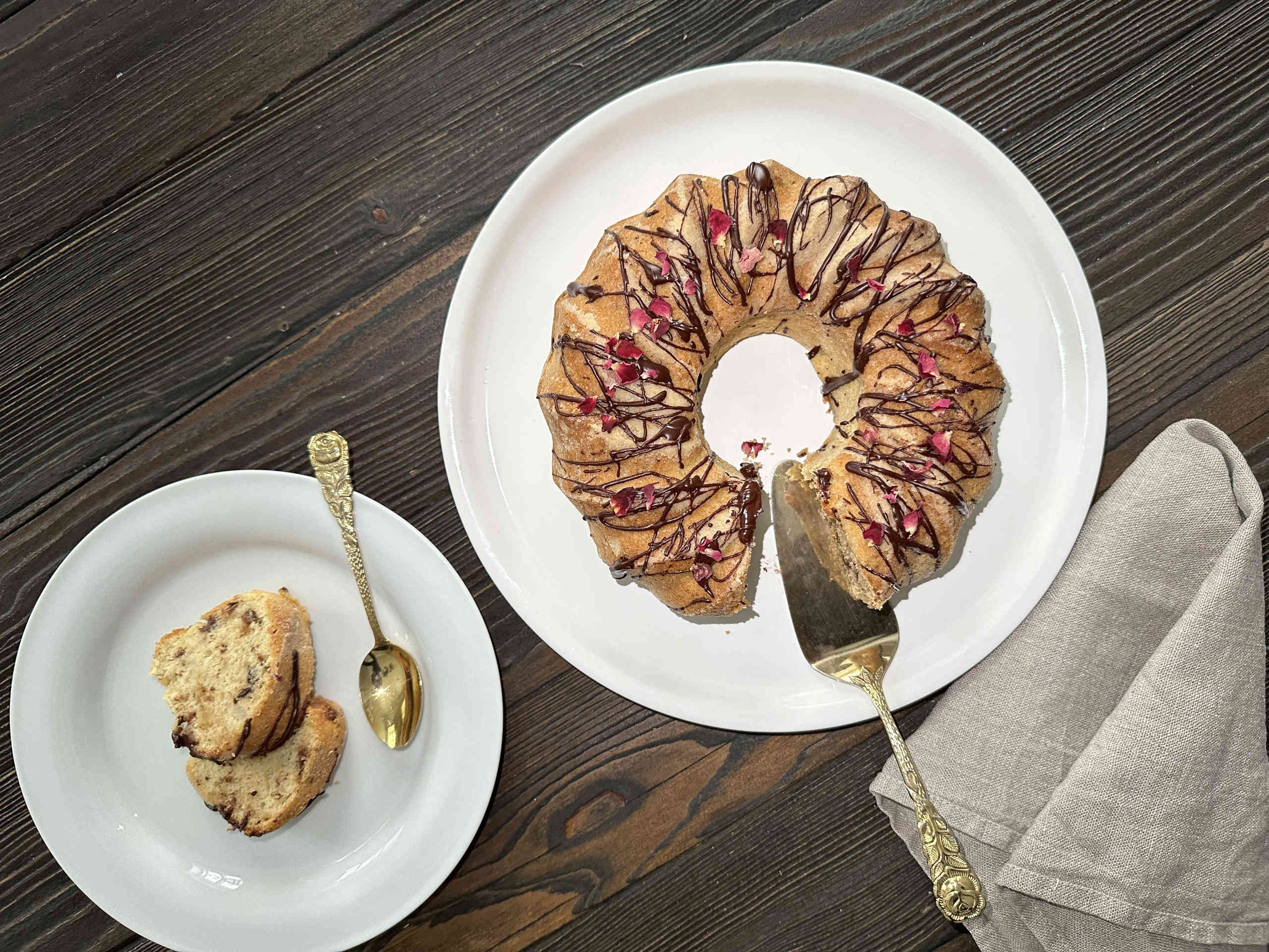 Birnen Schokoladen Kuchen