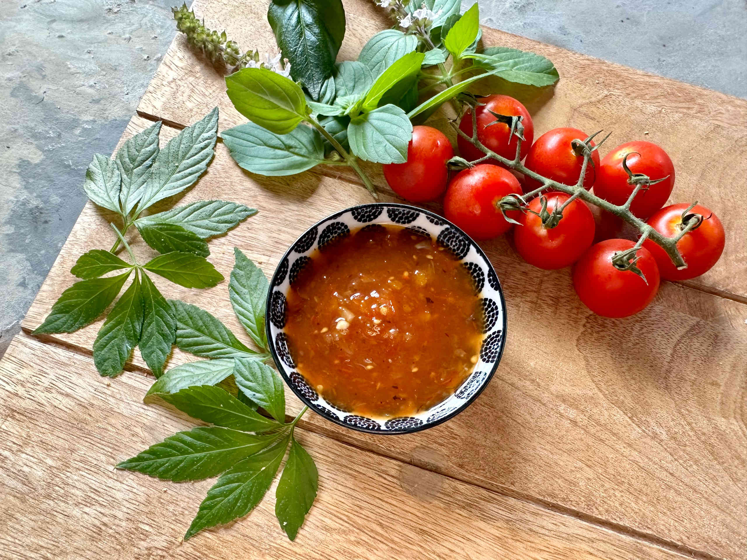 Einfaches Tomaten Paprika Relish – Bild 1