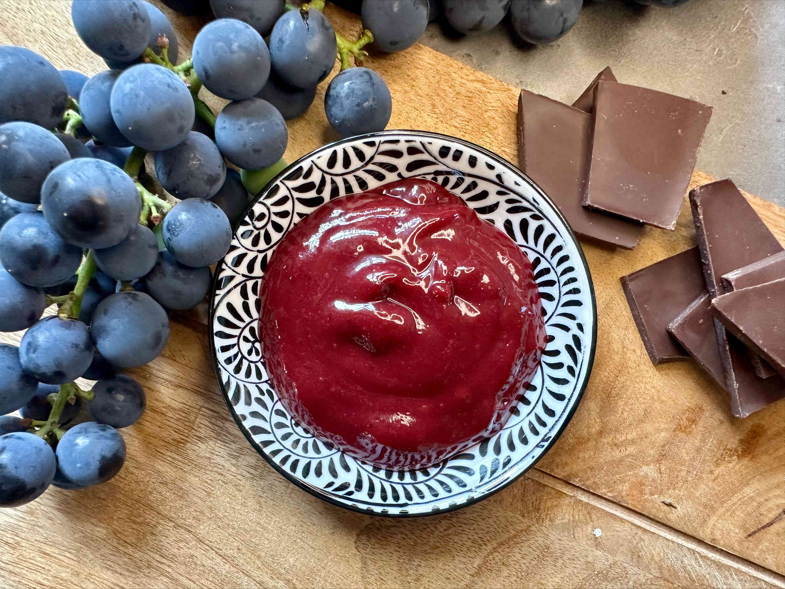 Verführerische Trauben-Schokoladen-Marmelade aus dem Thermomix