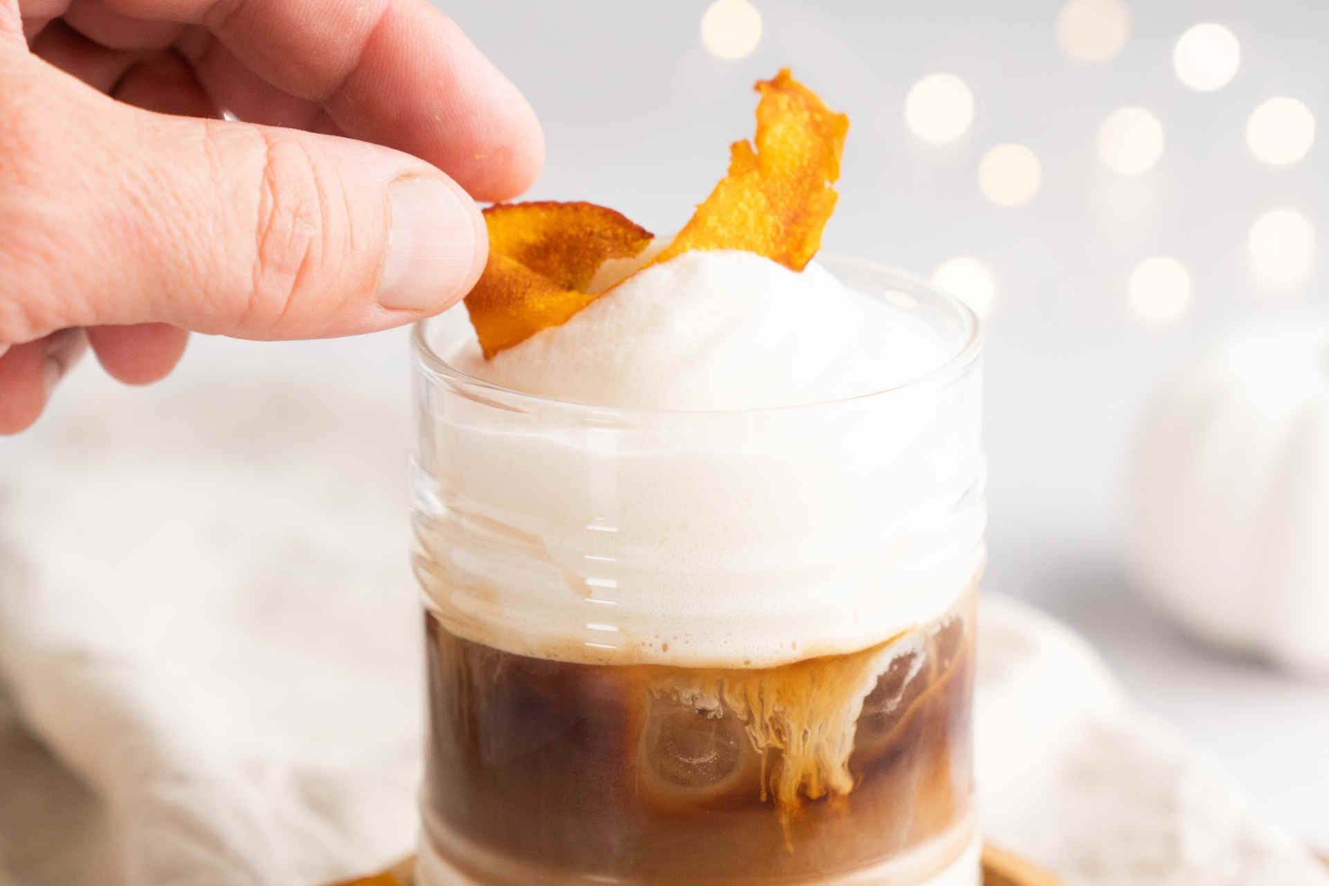 Pumpkin Pie im Glas: Topping für den Kaffee