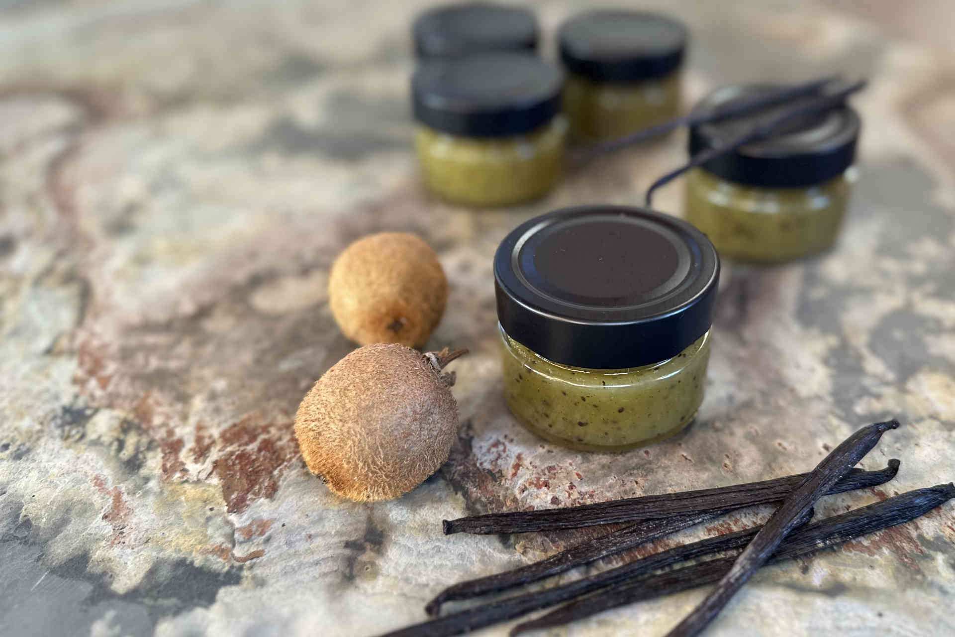 Fruchtig-exotischer Genuss: Kiwi-Marmelade mit Birnen und Vanille