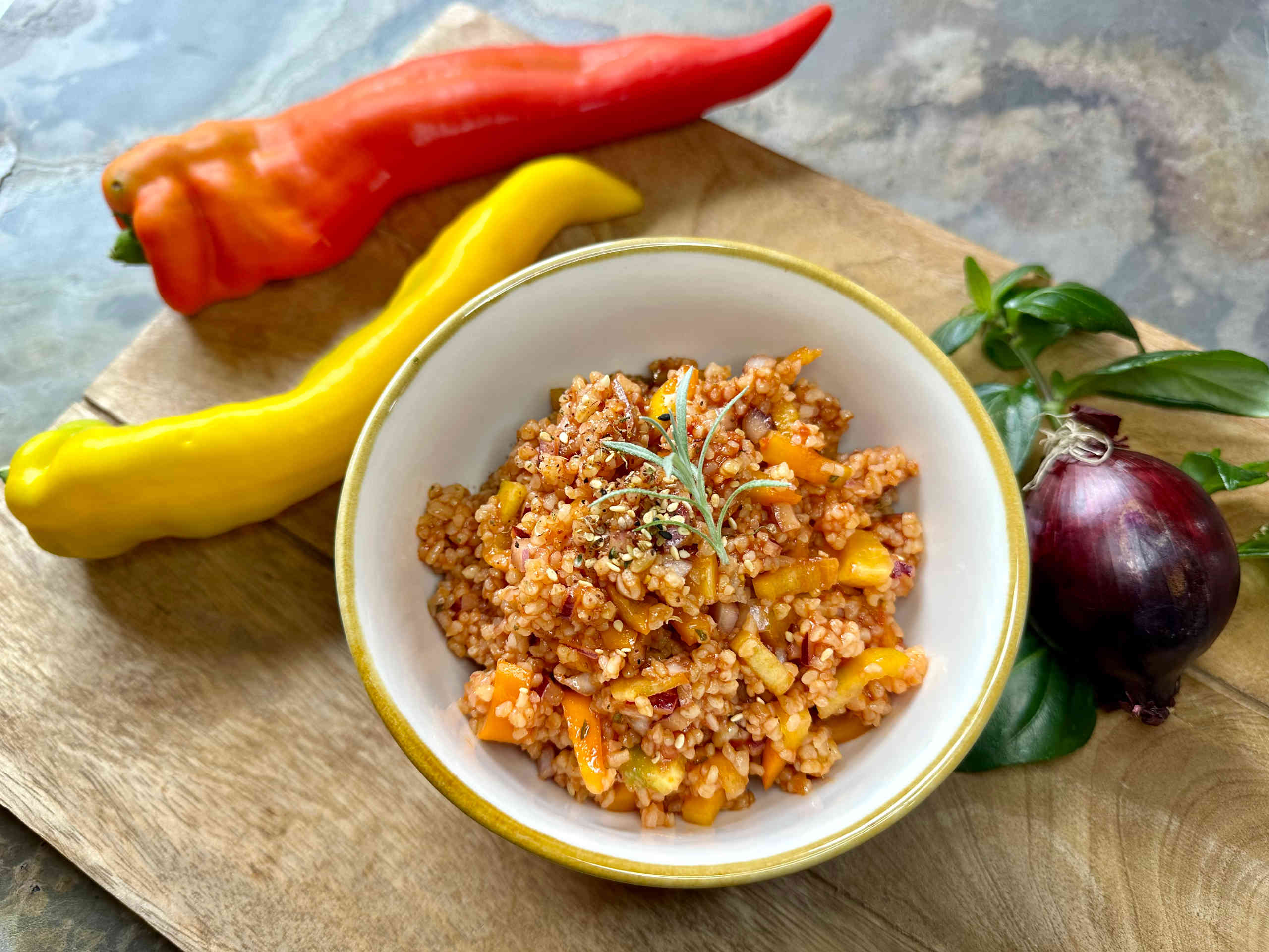 Schneller Bulgursalat