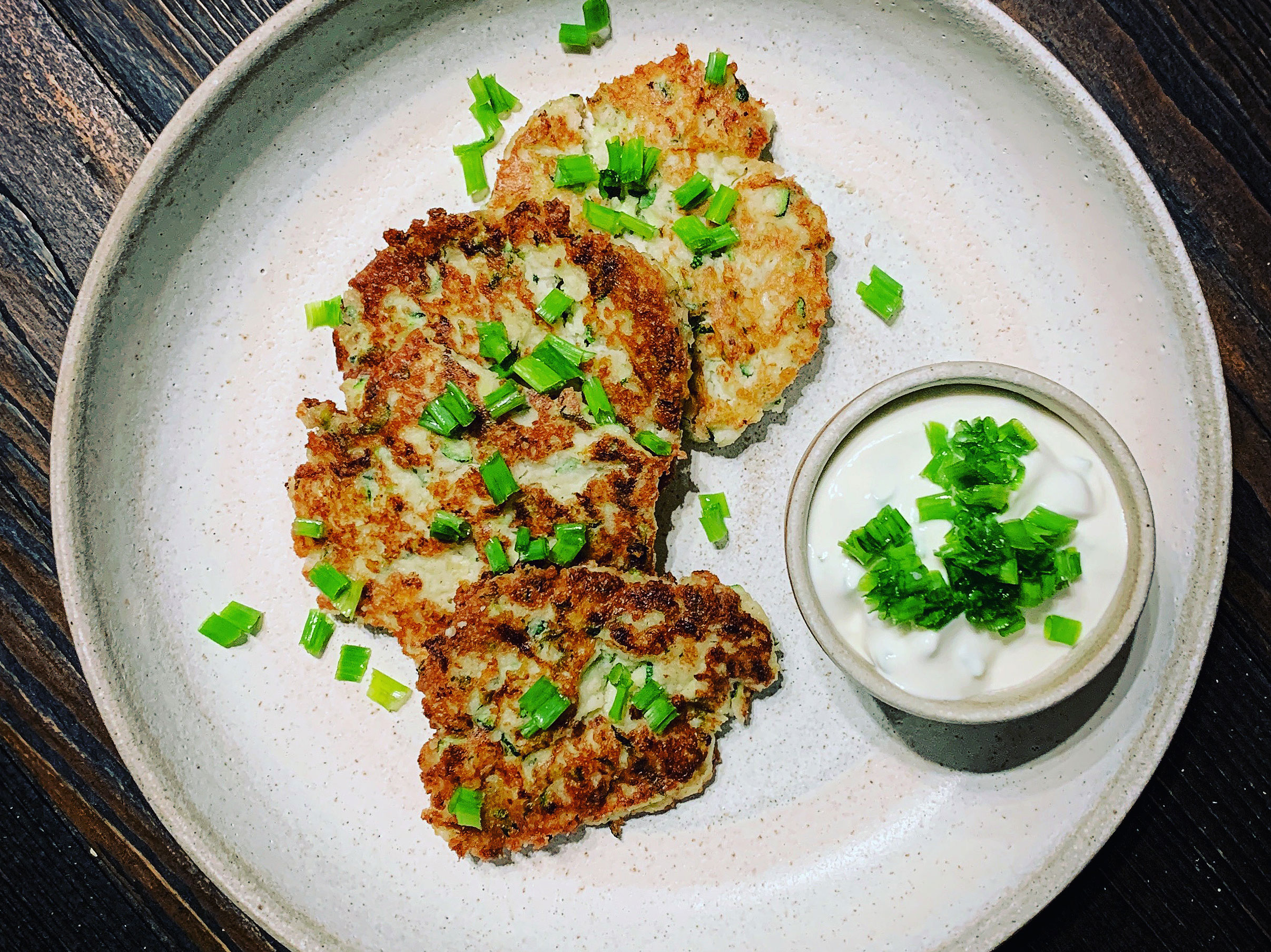 Zucchini-Parmesan-Patties