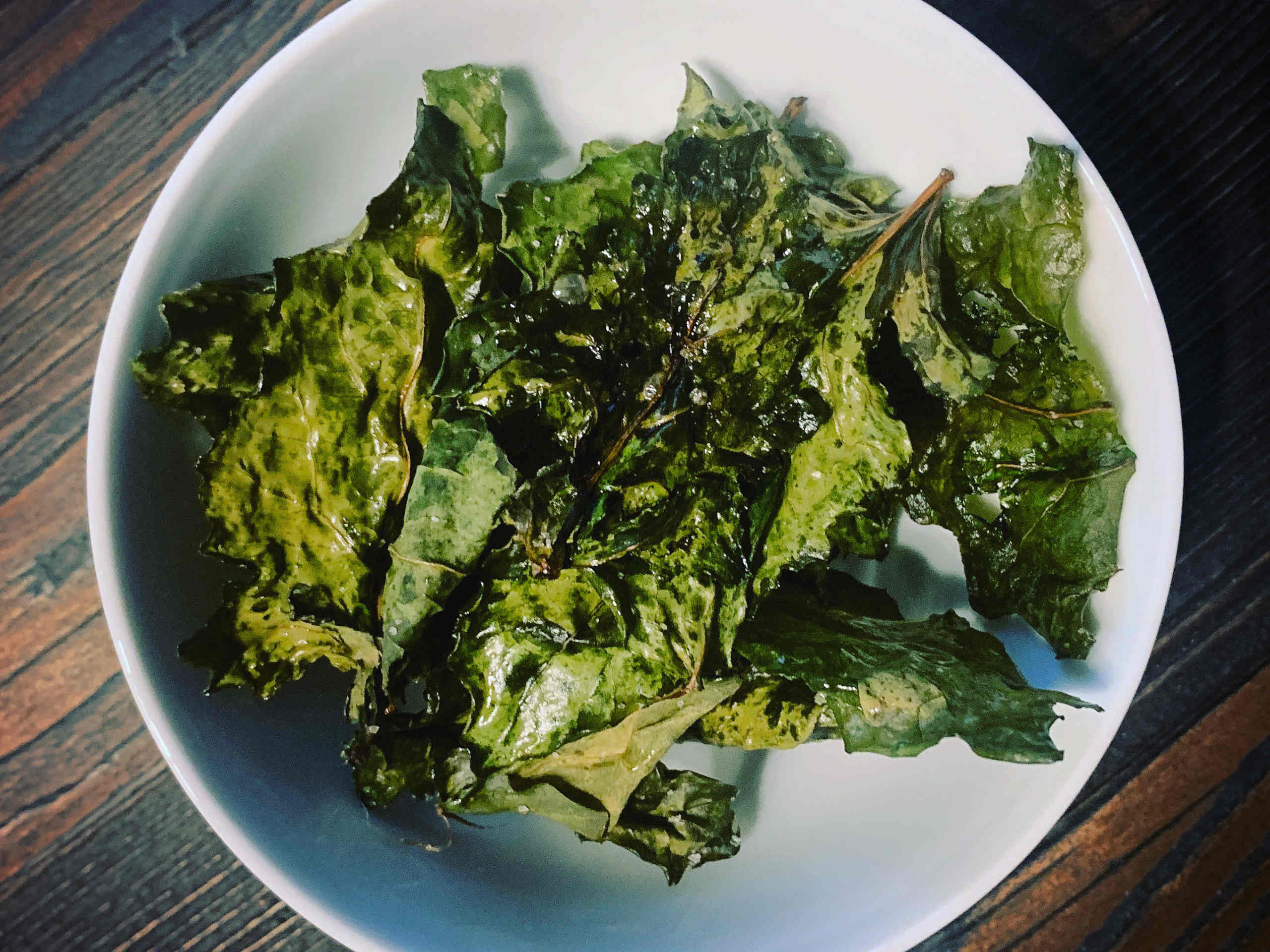 Kohlrabi chips