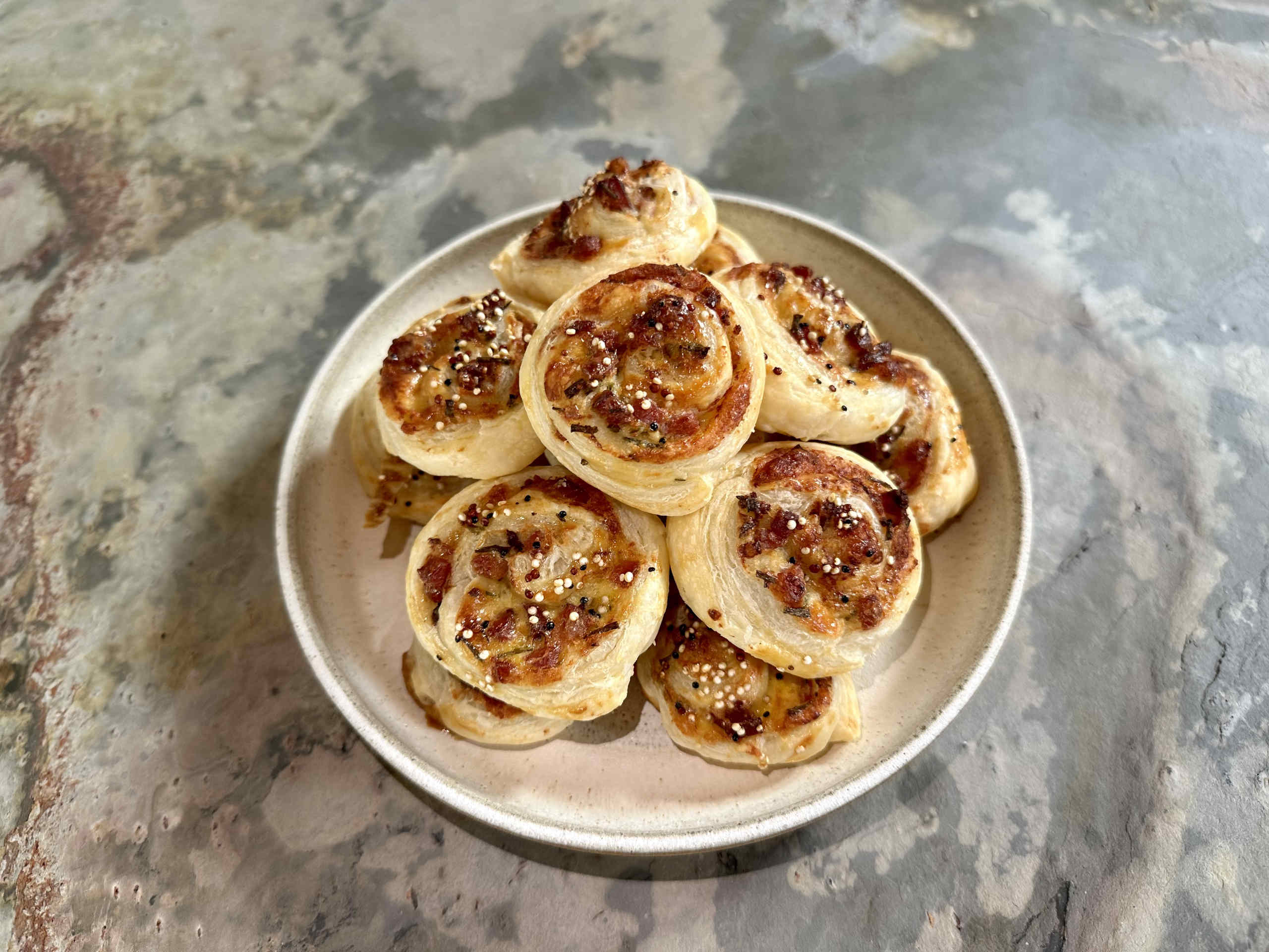 Puff Pastry Snails