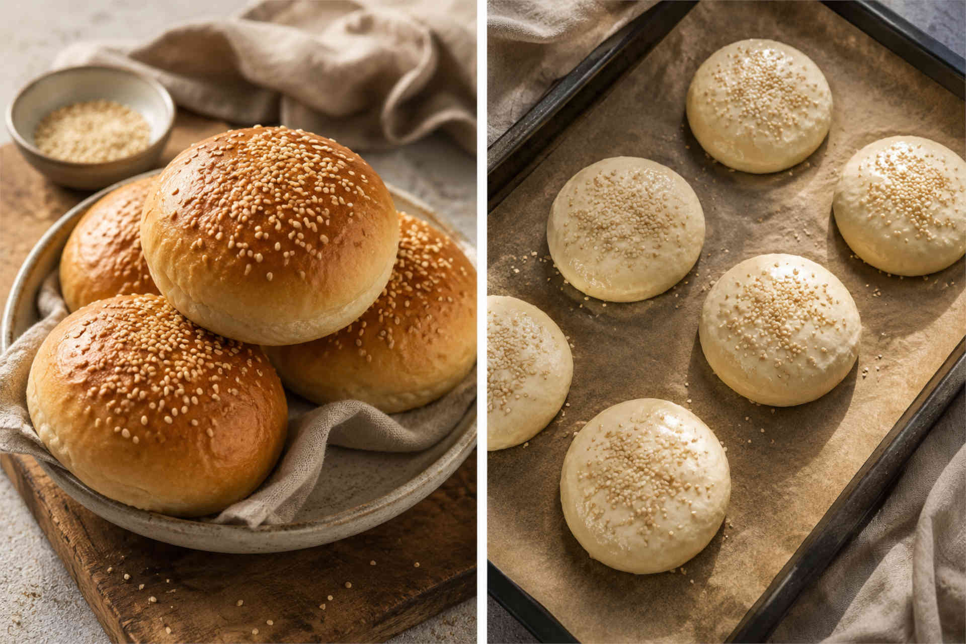 Glutenfreie Burger Buns ohne Zucker – Bild 1